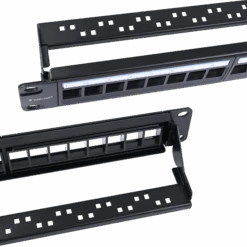 Blank Patch Panel For Keystone Modules VCELINK -VCELINK SHOP P190AM Angle 1