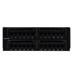 2U 24 Ports UTP Patch Panel VCELINK -VCELINK SHOP P191U C6 Front