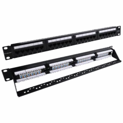 Unshielded Cat5e Punch Down Patch Panel, 24 Port VCELINK