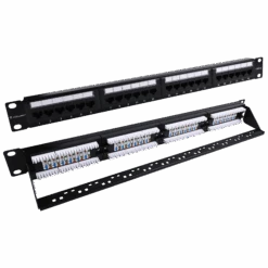 Unshielded Cat6 Punch Down Patch Panel, 24 Port VCELINK