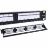 Unshielded Cat5e Patch Panel With Dustproof Cover, 24 Port VCELINK -VCELINK SHOP P193DP 5E Angle 2 3171df05 caf7 4250 8024 0482cda05785