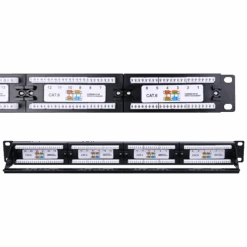 24 Port Unshielded Cat6 Patch Panel With Dustproof Cover VCELINK -VCELINK SHOP P193DP C6 Back