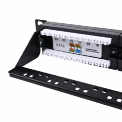 24 Port Unshielded Cat6 Patch Panel With Dustproof Cover VCELINK -VCELINK SHOP P193DP C6 Detail 1