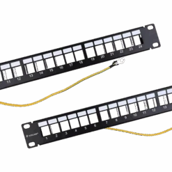 24 Port Shielded Blank Patch Panel VCELINK