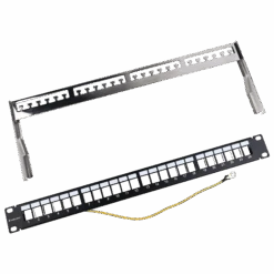 24 Port Shielded Blank Patch Panel VCELINK -VCELINK SHOP P194AM Front