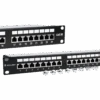 Shielded Cat5e Patch Panel 24 Port VCELINK -VCELINK SHOP P195PB 24P Angle 1