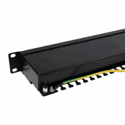 Cat6 Shielded Patch Panel 24 Port VCELINK 9 Cat6 Shielded Patch Panel 24 Port VCELINK -VCELINK SHOP P196PB 24P Angle 2