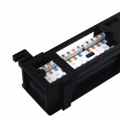 12-Port Cat6 Unshielded Patch Panel VCELINK -VCELINK SHOP P197ZT 12P Detail 2