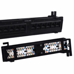 12-Port Cat6 Unshielded Patch Panel VCELINK