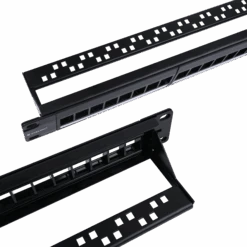 24 Port Blank Keystone Patch Panel VCELINK -VCELINK SHOP P198AM Angle 1