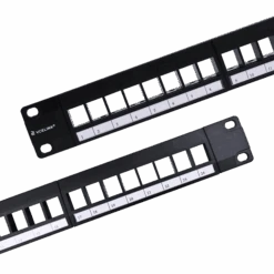 24 Port Blank Keystone Patch Panel VCELINK
