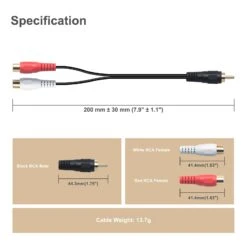 RCA Y Cable VCELINK -VCELINK SHOP RC105 a05c6531 7fd3 42e6 be02 915a771b3b84