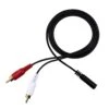 3.5 Mm Female To 2 RCA Male Stereo Audio Cable (3FT) VCELINK -VCELINK SHOP RC108 Front