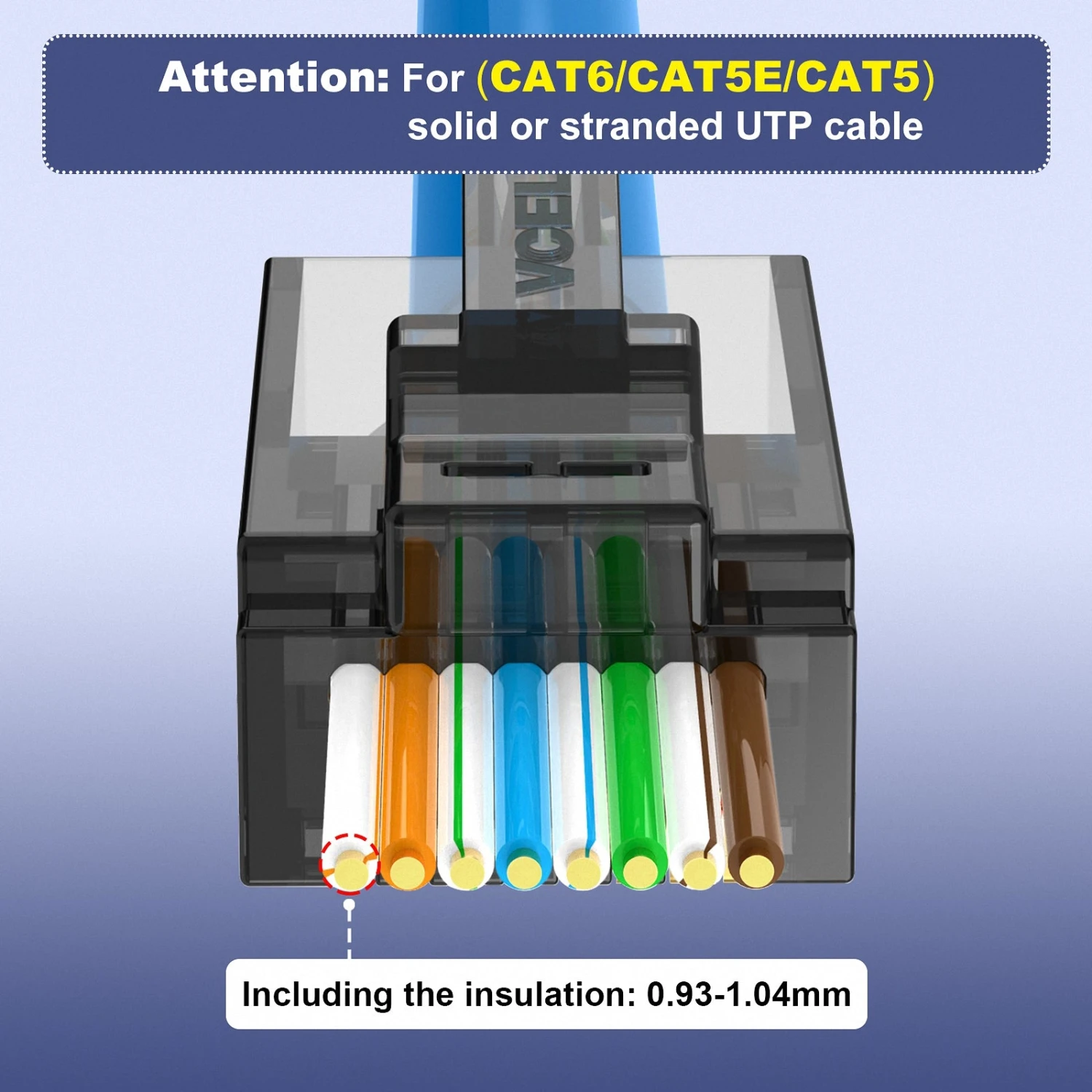 Cat6 RJ45 Pass Through Connector VCELINK 7 Cat6 RJ45 Pass Through Connector VCELINK - Image 5