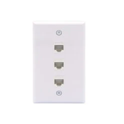 3 Ports Cat6 Wall Plate VCELINK