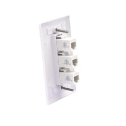 3 Ports Cat6 Wall Plate VCELINK -VCELINK SHOP WP3 226 3