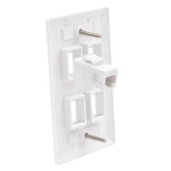 RJ45 Wall Plate 4 Port UL-Listed VCELINK -VCELINK SHOP WP4 2262