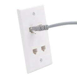 RJ45 Wall Plate 4 Port UL-Listed VCELINK -VCELINK SHOP WP4 2263